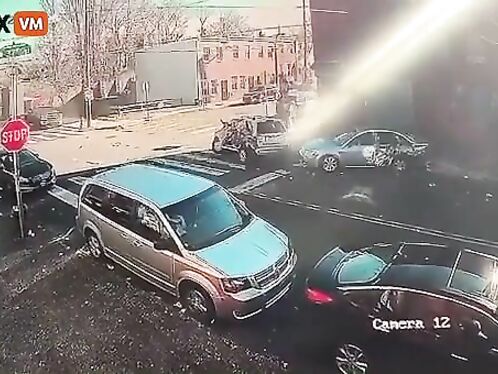 Kiradelphia Update: Stolen Car Crashes Badly After Out Of Control