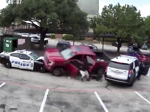 Thug Gets Trapped Under A Pickup Truck He Stole And Causes Accident
