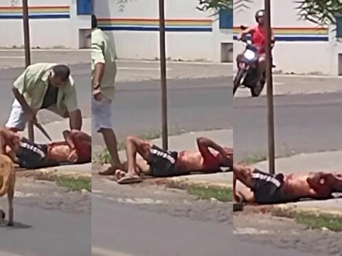 A Man Was Stabbed To Death On A Busy Street In Broad Daylight