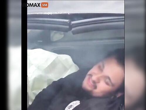 Crash And Sniff: The Unusual Reaction Of Security Guards After A Car Accident