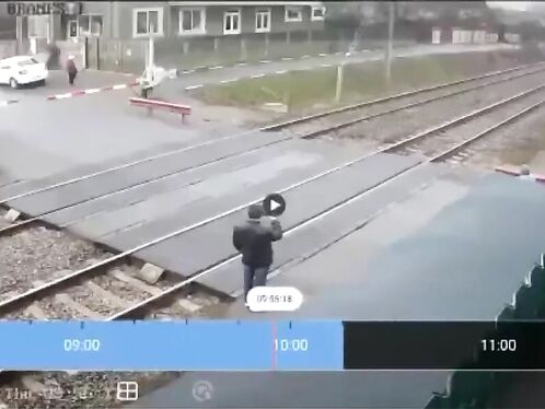Woman Brutally Hit By Train At Intersection