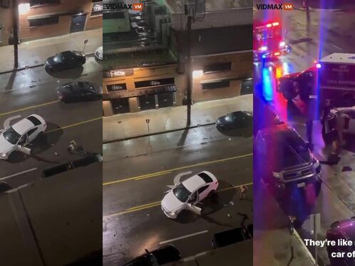 A Man Under The Influence Of Drugs Crashed Into Several Parked Cars In The C Zone.