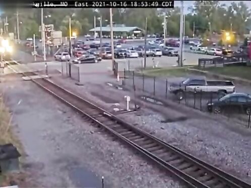 Man Hit By Train. Murder,