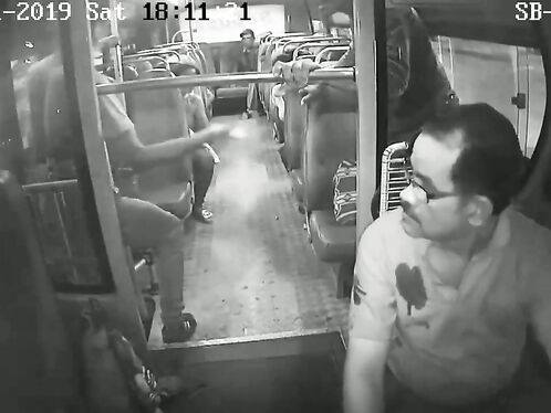 Punk Kid Stabbed Bus Driver.