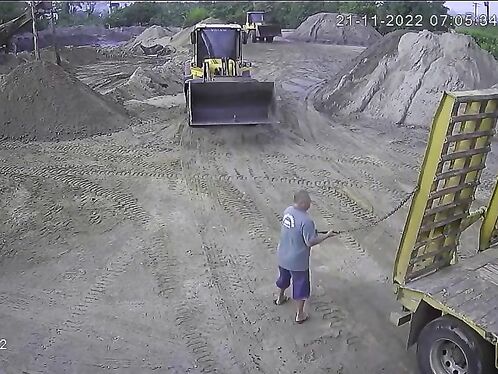 The Ramp Collapsed, Crushing The Driver. Murder,