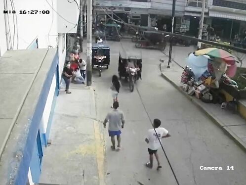 A Woman Fell From The Third Floor Of A School Building In Peru.