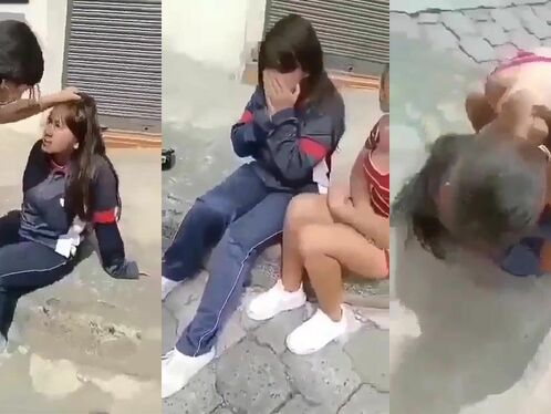 Innocent Girl Is Bullied By Two Sluts