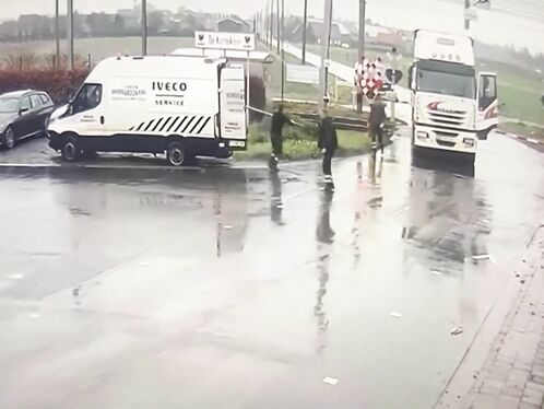 The Train Hit The Truck Which Was Stuck At The Aduyi Level Crossing.