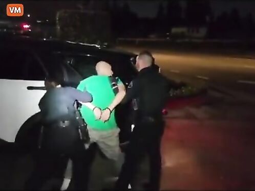 Man Cries And Begs Police To Let Him Go After Being Arrested
