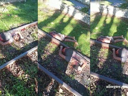 The Train Cut The Man In Half. Murder,