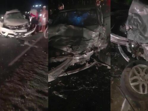 A Serious Accident With Human Remains And Bodies Scattered On The Ground