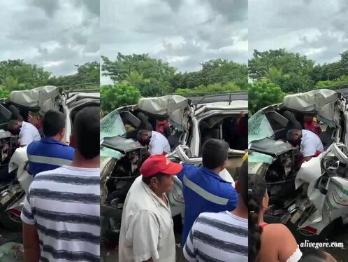 Four Dead In Van And Truck Accident
