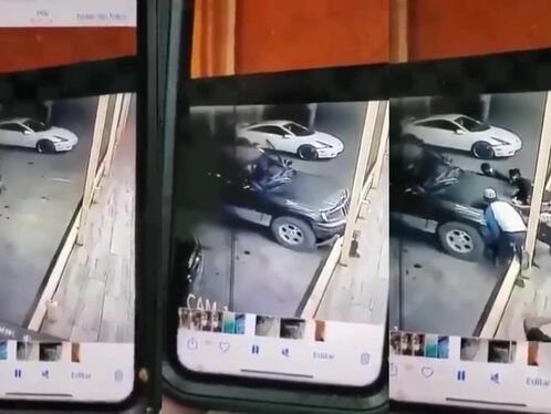 The Woman Was Hit By A Car While Parking.