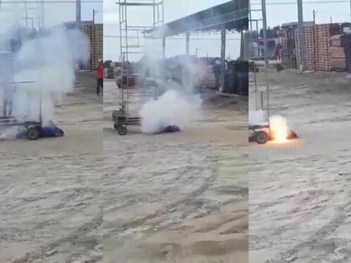 A Worker Was Electrocuted While Working On A Construction Tower