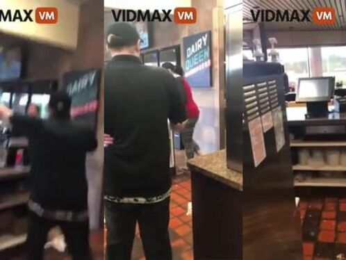 Woman Demolishes Dairy Queen After Being Caught Smoking