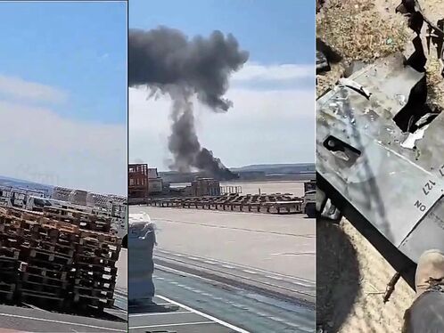 F-18 Fighter Jet Crashes At Spanish Air Base, Pilot Leaves Emergency Exit