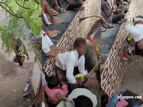 Many People Were Injured During The Running Of The Bulls.