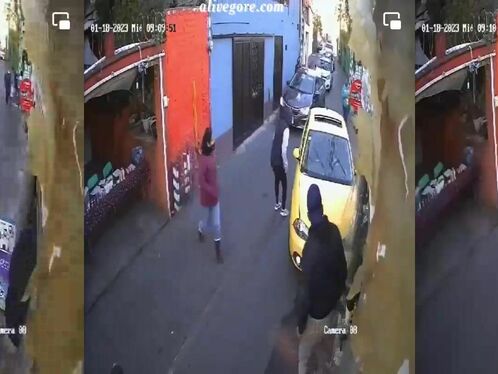 Driver Unconscious After Hitting Woman On Narrow Road