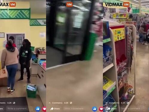 Dollar Tree Brawl Turns Into Wrecking Ball - Video - VidM