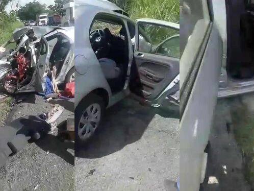 Driver Accident Completely Destroyed S.Murder