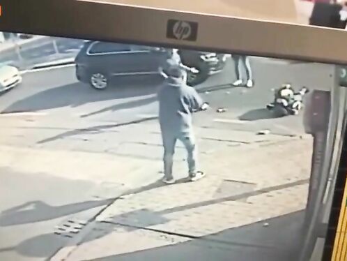 Insurance Scammer Jumps In Front Of Speeding Car