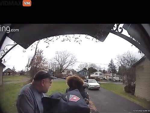 Vicious Thugs Snatch Domino's Driver's Two Pizzas During Delivery