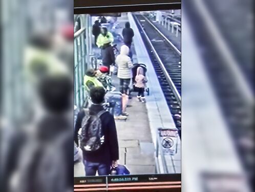 Shocking Moment Homeless Woman Pushes 3-year-old Girl Onto Train