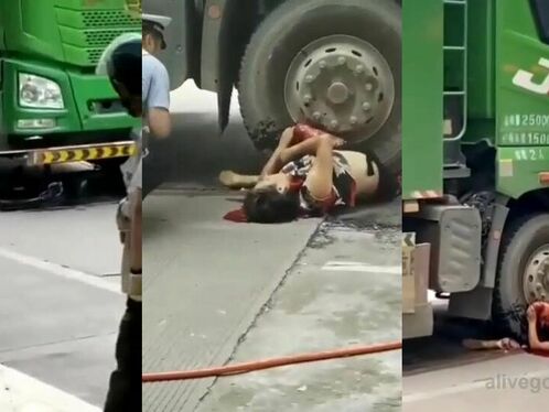 Woman Dies Under Bus Tires - Murder