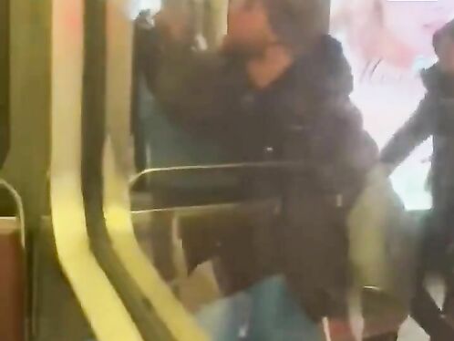 A Group Of Arab Men Surrounded A Bus Carrying Jewish Students And Spat At Them