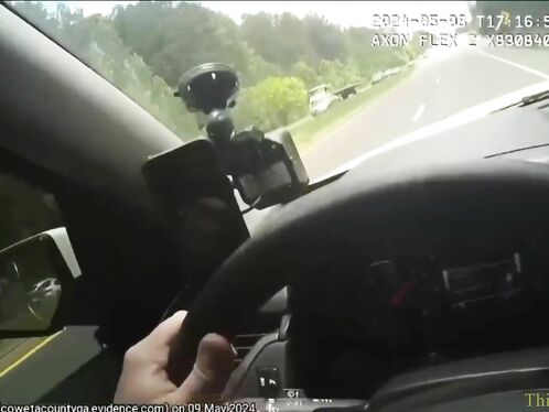 Homeboy Was Stopped By Police, Sped Away, Then Crashed Into Car