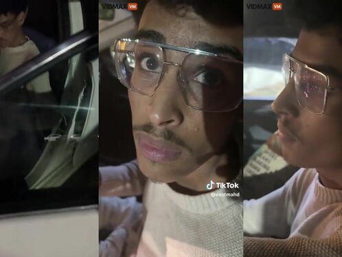 Man Finds Door-slamming Driver Chewing Food