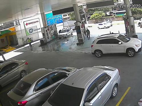 Driver Hits Gas Station Employee, Man Survives -