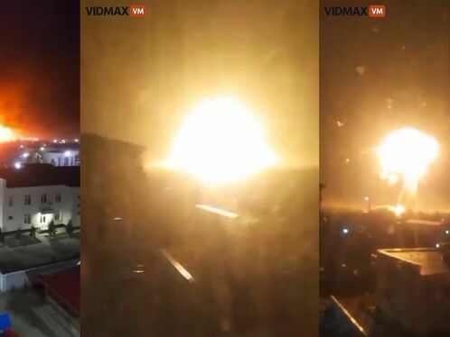 Huge Fireball Lights Up Sky After Massive Gas Explosion In Uzbekistan