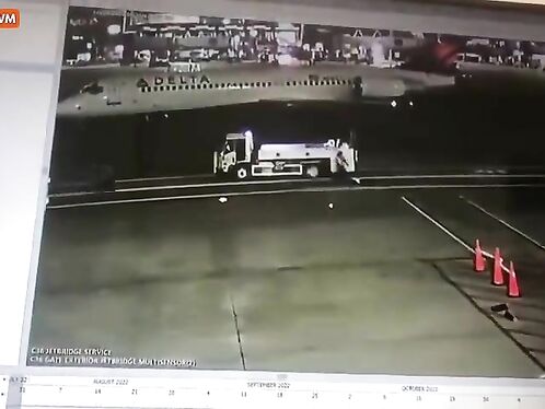 The Driver Looks At His Tablet During A Meeting With Delta Airlines Staff