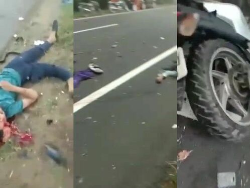 Man Torn In Half In Motorcycle Accident