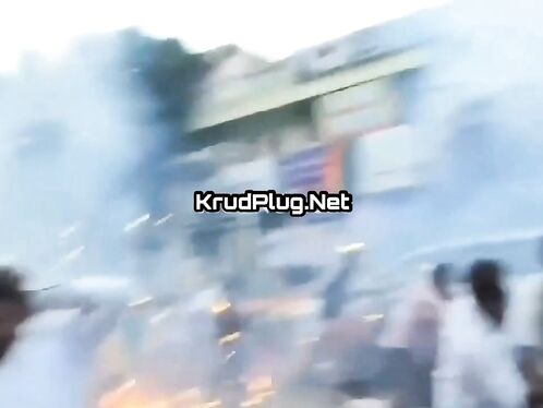 A Balloon Filled With Hydrogen Explodes During A Blast