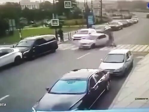 The Driver Had A Bad Day, But The Scooter Had A Good Day