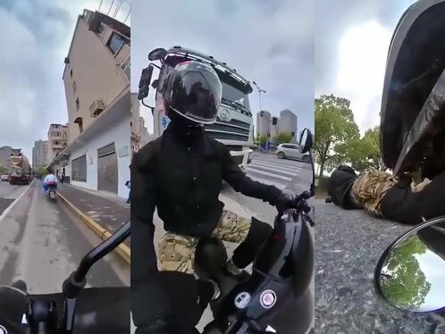 Falling Into A Blind Spot Or The Driver Himself Is Blind... TheYN