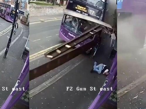 A Man Was Hit By A Bus. Murder, Execution
