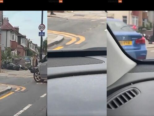 Dramatic Video Shows Motorcyclist Loses Both Legs After Hit-and-run