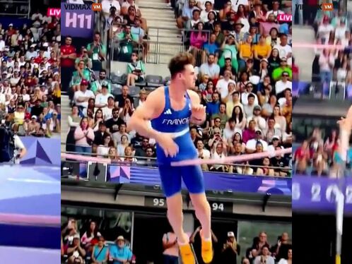 French Pole Vaulter Loses Medal After Pole Collapses