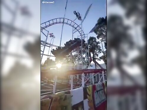 Woman Hit By Roller Coaster While Trying To Retrieve Phone