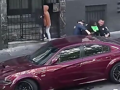 Did The Policeman Hit Him Just Now?