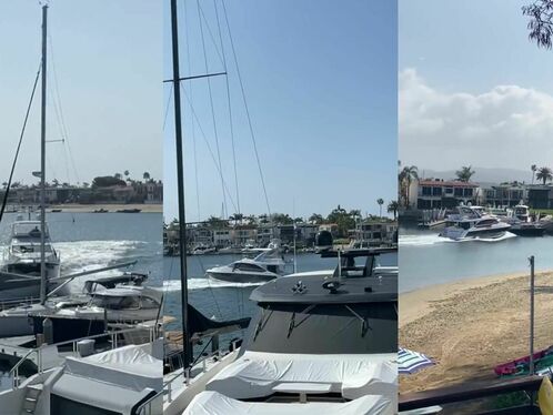 Stolen Yacht Rams Into Boat During Chase In Newport Beach Harbor