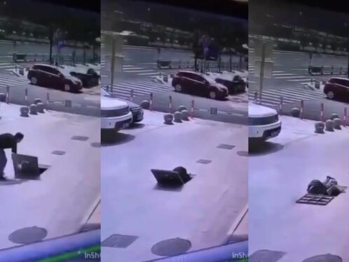 Woman Accidentally Runs Over Gas Station Worker