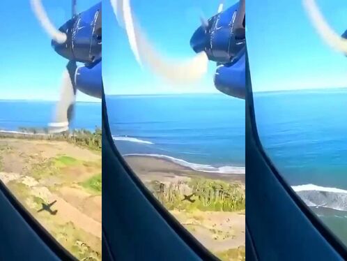 A Passenger's Luggage Fell From The Plane