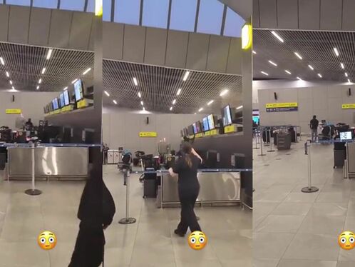 Angry Man At The Airport