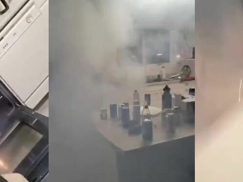 Drunk Group Shoves Fireworks Box Into Oven