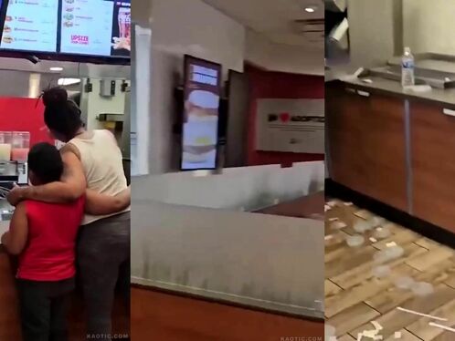 Destroyed Fast Food Restaurant