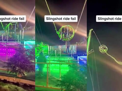 Another Carnival Disaster Caught On Video: Slingshot Ride
